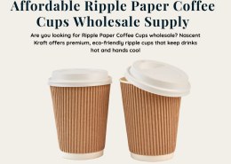 Affordable Ripple Paper Coffee Cups Wholesale Supply