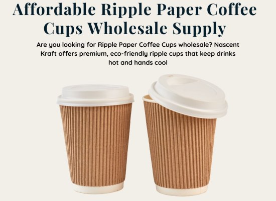 Affordable Ripple Paper Coffee Cups Wholesale Supply