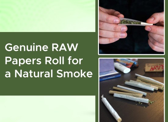 Genuine RAW Papers Roll for a Natural Smoke