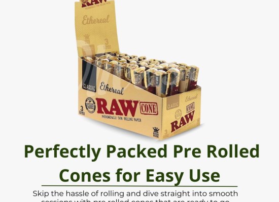 Perfectly Packed Pre Rolled Cones for Easy Use
