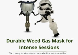 Durable Weed Gas Mask for Intense Sessions