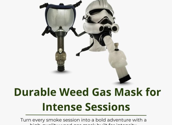 Durable Weed Gas Mask for Intense Sessions