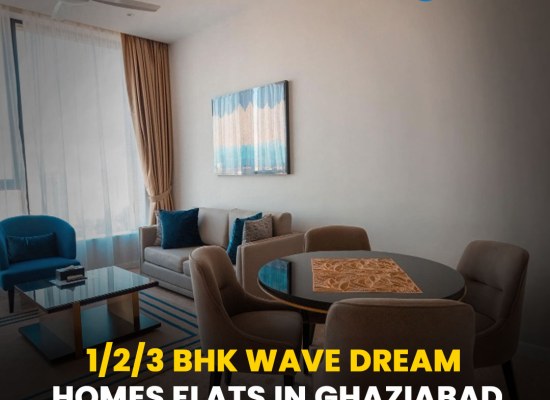 Affordable 1 2 3 BHK Wave Dream Homes Flats in Ghaziabad for Sale