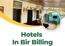 Stay at Comfortable Hotels in Bir Billing with Scenic Views