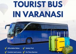Tourist Bus in Varanasi for Comfortable and Group Travel