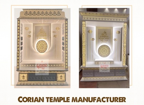 Corian temple manufacturer in punjabi bagh