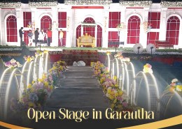 Smooth Event Hosting with an Open Stage in Garautha