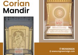 Elegant Corian Mandirs crafted for homes and sacred spaces